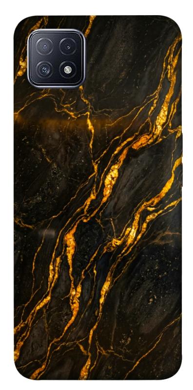Чохол itsPrint Black gold для Oppo A73, мармур, купити оптом з доставкою