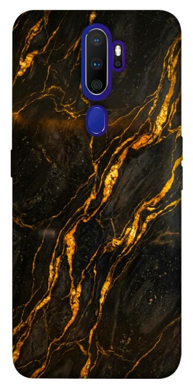 Чохол itsPrint Black gold для Oppo A5 (2020) / Oppo A9 (2020), мармур, купити оптом з доставкою