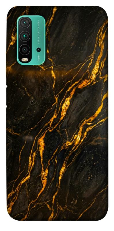 Чохол itsPrint Black gold для Xiaomi Redmi Note 9 4G / Redmi 9 Power / Redmi 9T, мармур, купити оптом з доставкою