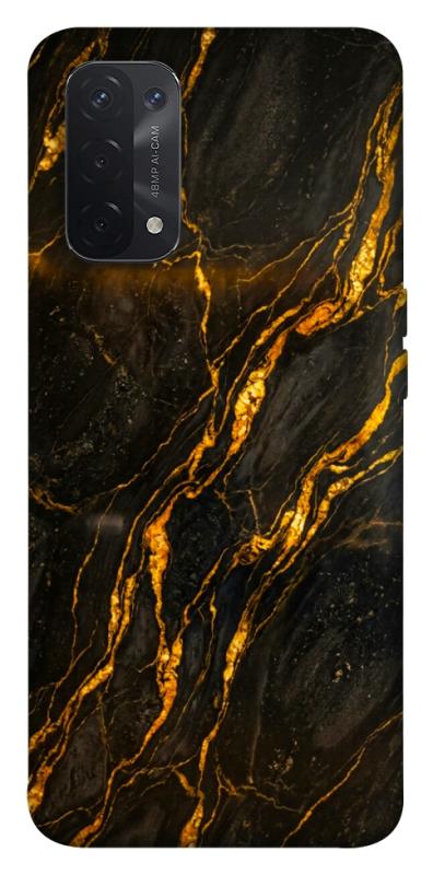 Чехол itsPrint Black gold для Oppo A54 4G, мрамор, купить оптом с доставкой