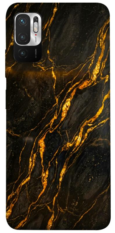 Чохол itsPrint Black gold для Xiaomi Redmi Note 10 5G, мармур, купити оптом з доставкою