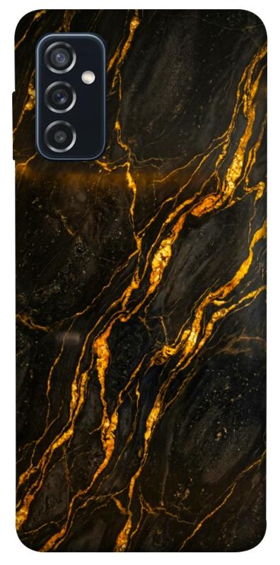 Чохол itsPrint Black gold для Samsung Galaxy M52, мармур, купити оптом з доставкою