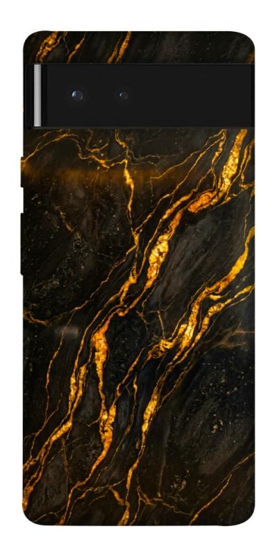 Чехол itsPrint Black gold для Google Pixel 6, мрамор, купить оптом с доставкой