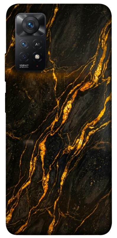 Чохол itsPrint Black gold для Xiaomi Redmi Note 11 Pro 4G/5G, мармур, купити оптом з доставкою