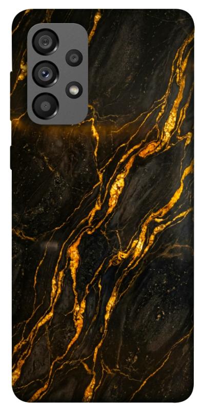 Чохол itsPrint Black gold для Samsung Galaxy A73 5G, мармур, купити оптом з доставкою