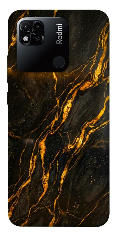 Чохол itsPrint Black gold для Xiaomi Redmi 10A, мармур, купити оптом з доставкою