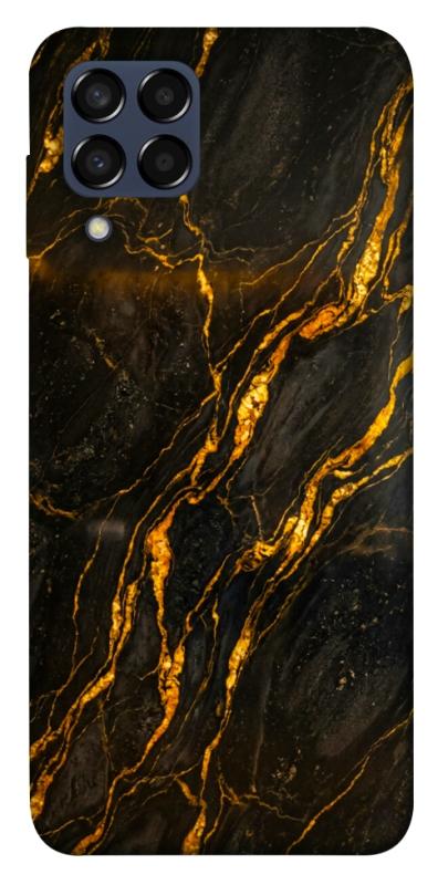 Чохол itsPrint Black gold для Samsung Galaxy M33 5G, мармур, купити оптом з доставкою