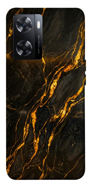 Чохол itsPrint Black gold для OnePlus Nord N20 SE, мармур, купити оптом з доставкою