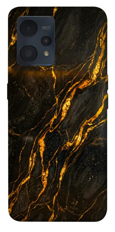 Чохол itsPrint Black gold для Realme 9 4G / 9 Pro+, мармур, купити оптом з доставкою