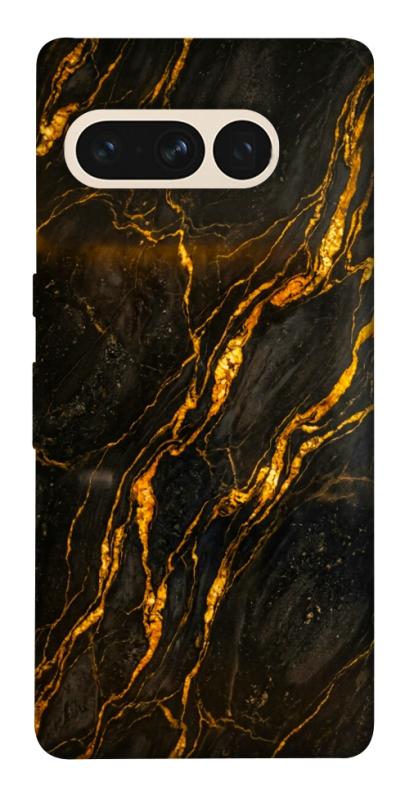 Чохол itsPrint Black gold для Google Pixel 7 Pro, мармур, купити оптом з доставкою