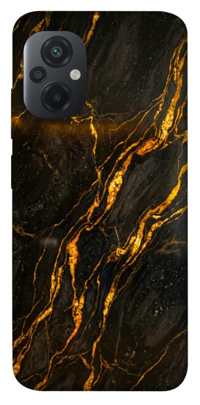 Чехол itsPrint Black gold для Xiaomi Poco M5, мрамор, купить оптом с доставкой