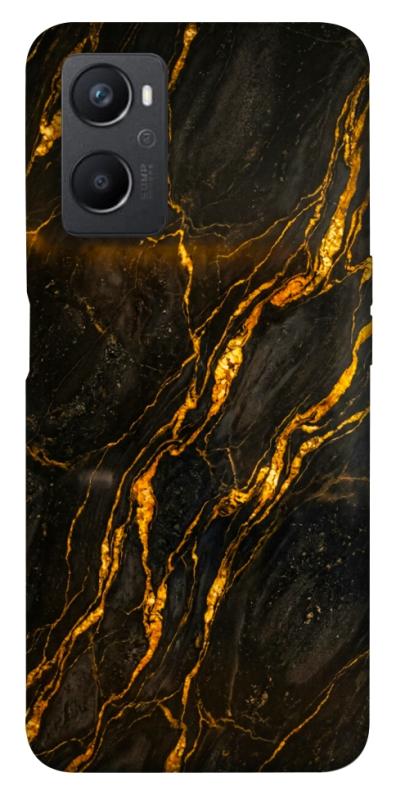 Чохол itsPrint Black gold для Oppo A96, мармур, купити оптом з доставкою