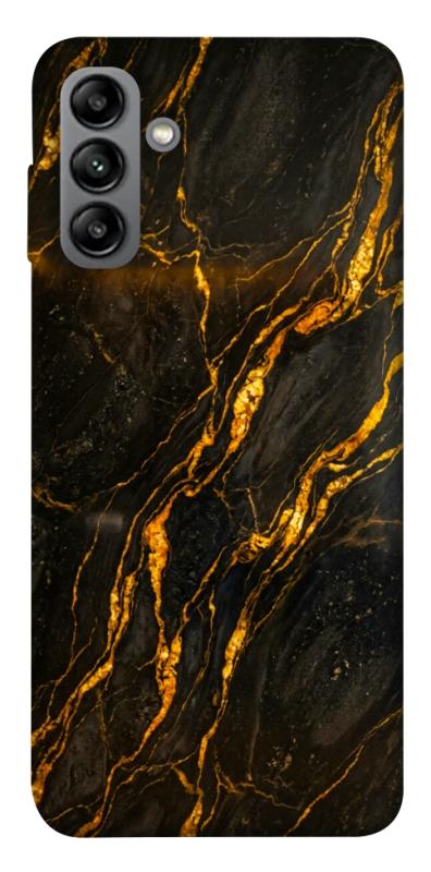 Чохол itsPrint Black gold для Samsung Galaxy A04s, мармур, купити оптом з доставкою