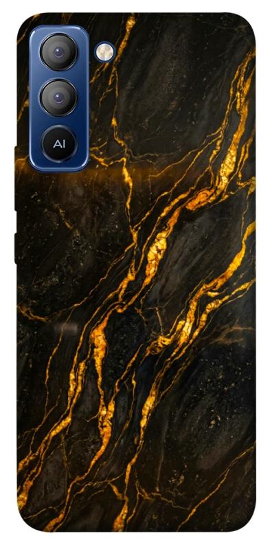 Чехол itsPrint Black gold для TECNO Pop 5 LTE, мрамор, купить оптом с доставкой