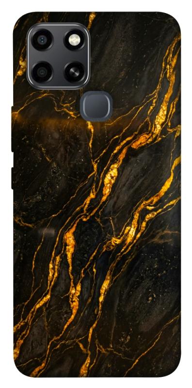 Чохол itsPrint Black gold для Infinix Smart 6, мармур, купити оптом з доставкою