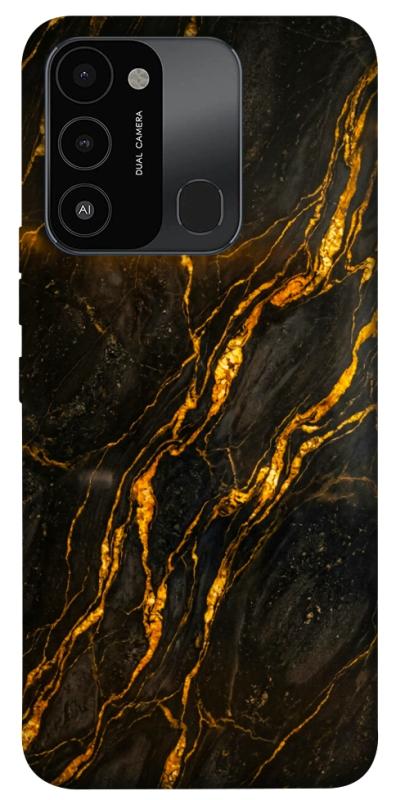 Чохол itsPrint Black gold для Tecno Spark Go 2022 (KG5m), мармур, купити оптом з доставкою