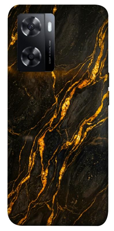 Чехол itsPrint Black gold для Oppo A57s, мрамор, купить оптом с доставкой