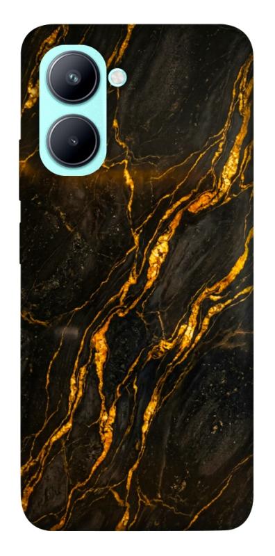 Чохол itsPrint Black gold для Realme C33, мармур, купити оптом з доставкою
