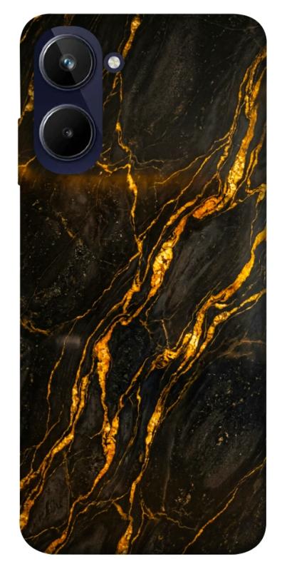 Чохол itsPrint Black gold для Realme 10 4G, мармур, купити оптом з доставкою