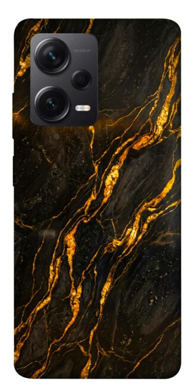 Чехол itsPrint Black gold для Xiaomi Redmi Note 12 Pro+ 5G, мрамор, купить оптом с доставкой