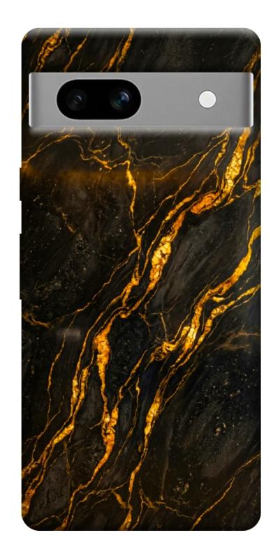 Чохол itsPrint Black gold для Google Pixel 7a, мармур, купити оптом з доставкою