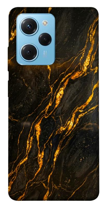 Чохол itsPrint Black gold для Xiaomi Poco X5 Pro 5G, мармур, купити оптом з доставкою