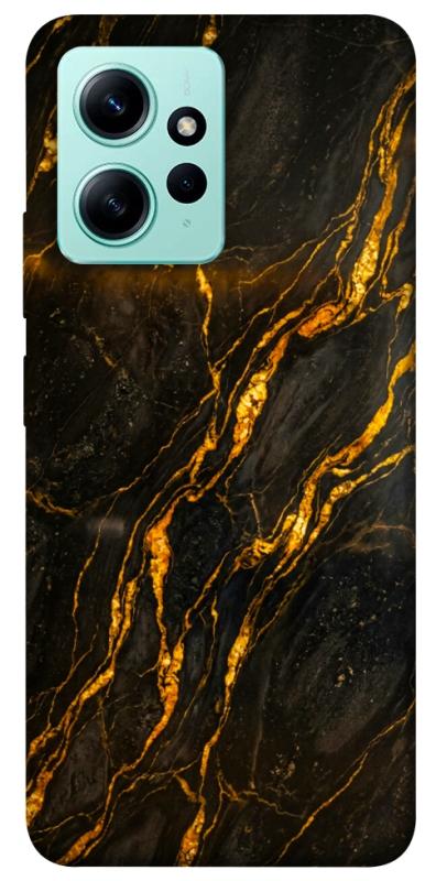 Чехол itsPrint Black gold для Xiaomi Redmi Note 12 4G, мрамор, купить оптом с доставкой