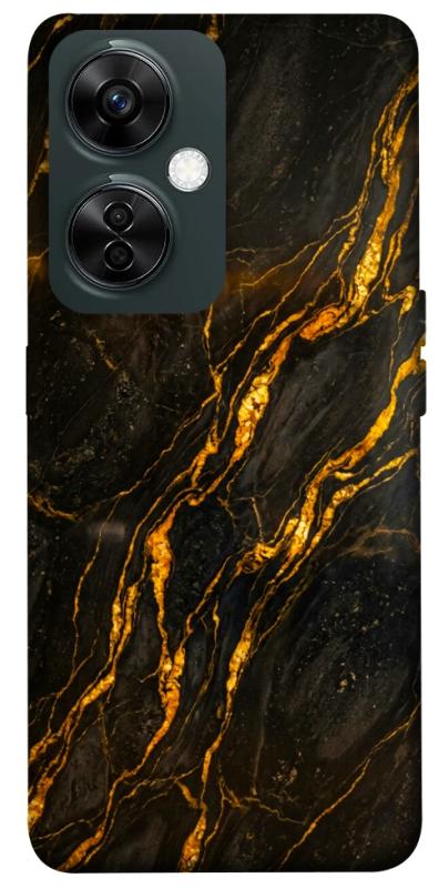 Чехол itsPrint Black gold для OnePlus Nord CE 3 Lite, мрамор, купить оптом с доставкой