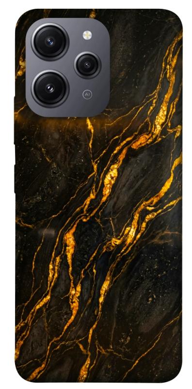 Чохол itsPrint Black gold для Xiaomi Redmi 12, мармур, купити оптом з доставкою