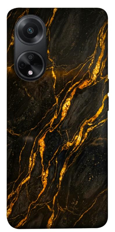 Чехол itsPrint Black gold для Oppo A98, мрамор, купить оптом с доставкой