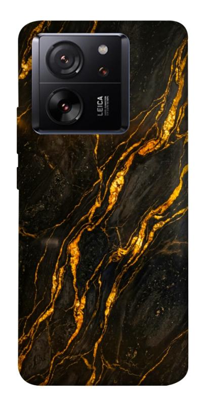 Чехол itsPrint Black gold для Xiaomi 13T, мрамор, купить оптом с доставкой