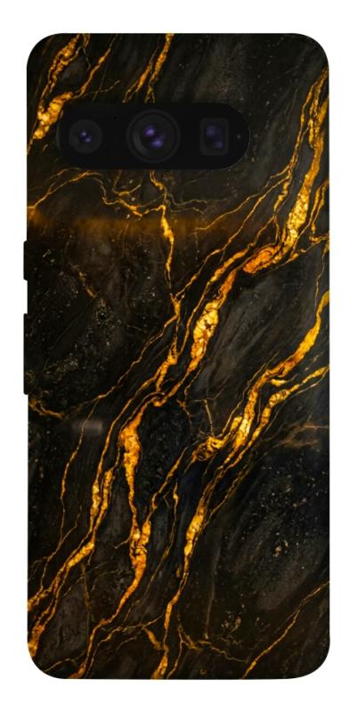 Чехол itsPrint Black gold для Google Pixel 8 Pro, мрамор, купить оптом с доставкой
