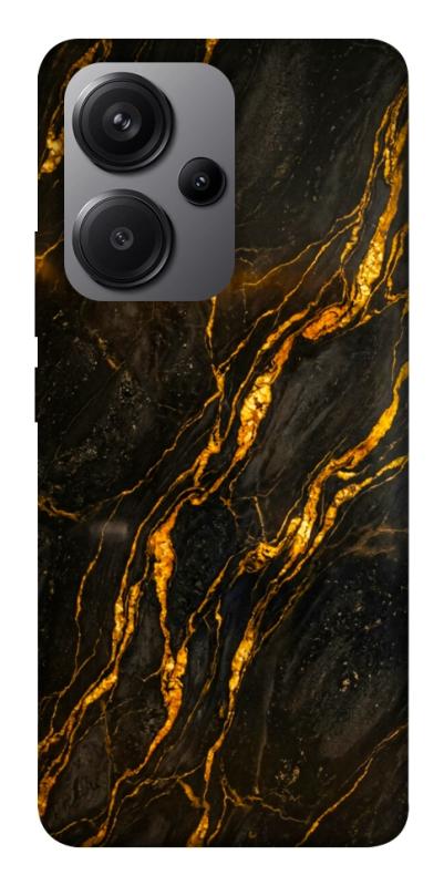 Чохол itsPrint Black gold для Xiaomi Redmi Note 13 Pro+, мармур, купити оптом з доставкою