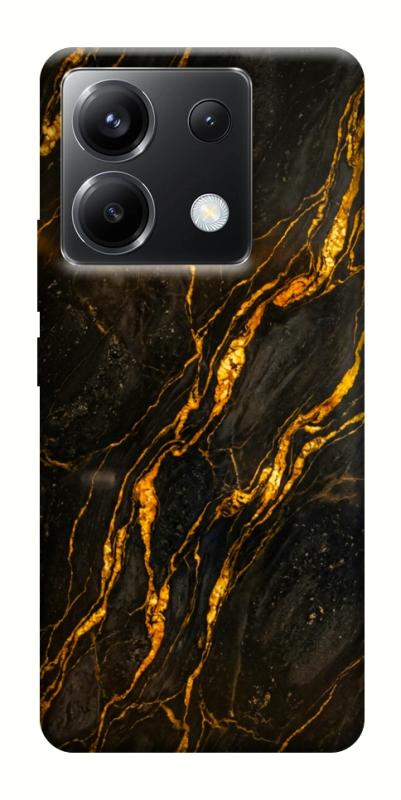 Чохол itsPrint Black gold для Xiaomi Poco X6, мармур, купити оптом з доставкою