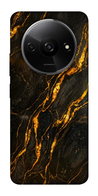 Чохол itsPrint Black gold для Xiaomi Redmi A3, мармур, купити оптом з доставкою