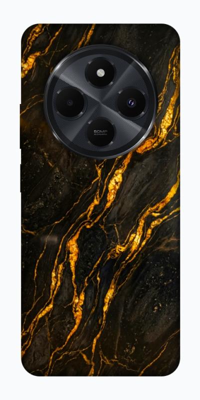 Чохол itsPrint Black gold для Xiaomi Redmi 14C / Poco C75, мармур, купити оптом з доставкою