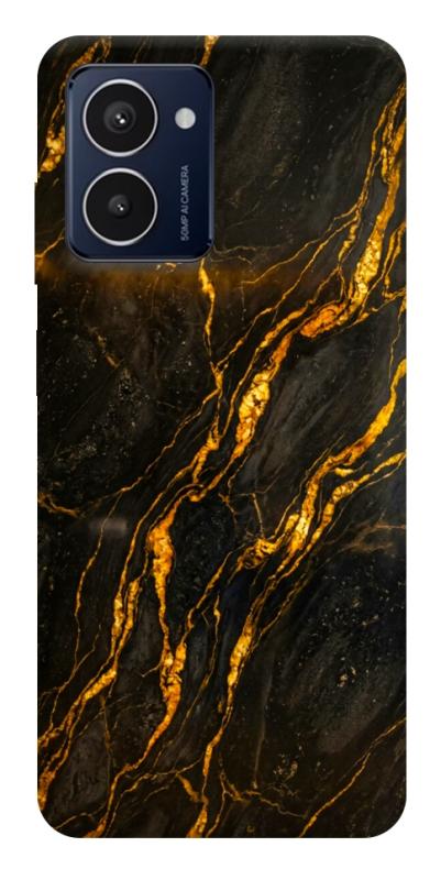 Чехол itsPrint Black gold для HMD Pulse Pro, мрамор, купить оптом с доставкой