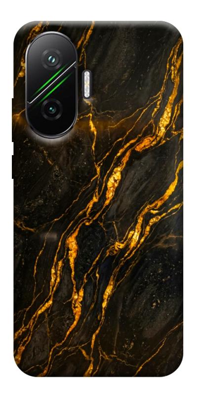 Чохол itsPrint Black gold для Xiaomi Poco F7, мармур, купити оптом з доставкою