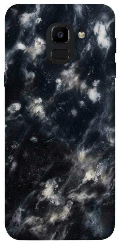 Чехол itsPrint Black phantom для Samsung J600F Galaxy J6 (2018), мрамор, купить оптом с доставкой