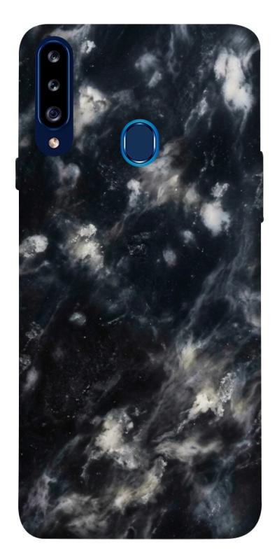 Чохол itsPrint Black phantom для Samsung Galaxy A20s, мармур, купити оптом з доставкою