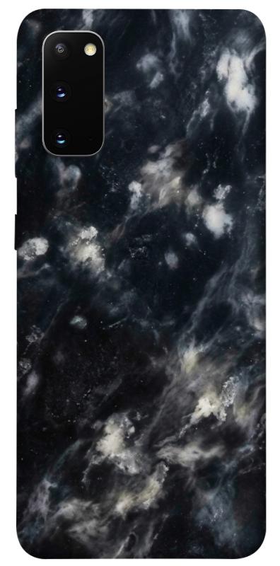 Чехол itsPrint Black phantom для Samsung Galaxy S20, мрамор, купить оптом с доставкой