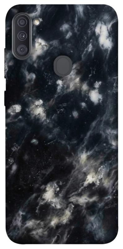Чехол itsPrint Black phantom для Samsung Galaxy A11, мрамор, купить оптом с доставкой