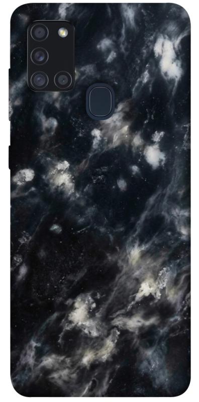 Чехол itsPrint Black phantom для Samsung Galaxy A21s, мрамор, купить оптом с доставкой