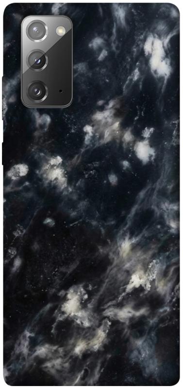 Чехол itsPrint Black phantom для Samsung Galaxy Note 20, мрамор, купить оптом с доставкой