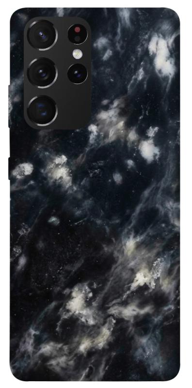 Чехол itsPrint Black phantom для Samsung Galaxy S21 Ultra, мрамор, купить оптом с доставкой
