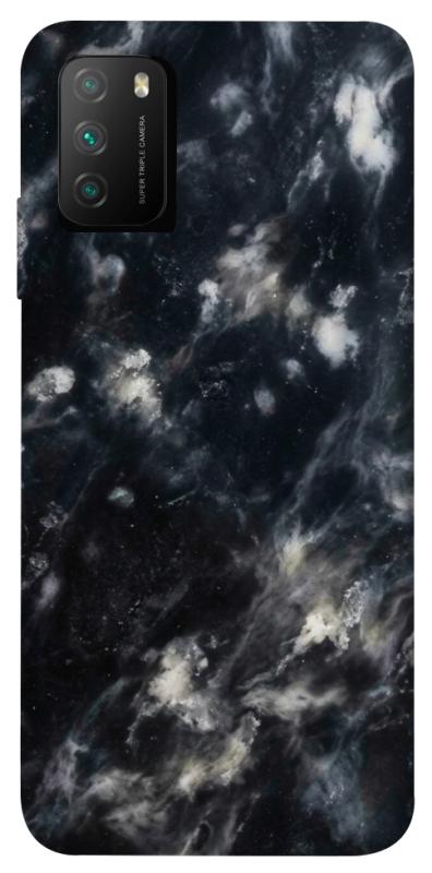 Чехол itsPrint Black phantom для Xiaomi Poco M3, мрамор, купить оптом с доставкой
