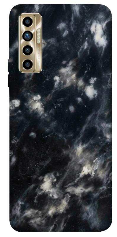 Чохол itsPrint Black phantom для TECNO Camon 17P, мармур, купити оптом з доставкою