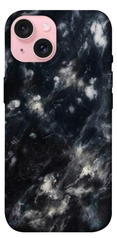 Чехол itsPrint Black phantom для Apple iPhone 15 (6.1"), мрамор, купить оптом с доставкой