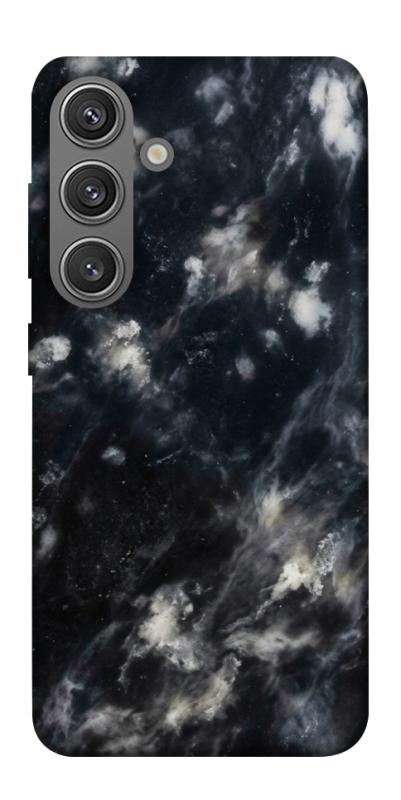 Чехол itsPrint Black phantom для Samsung Galaxy S24+, мрамор, купить оптом с доставкой