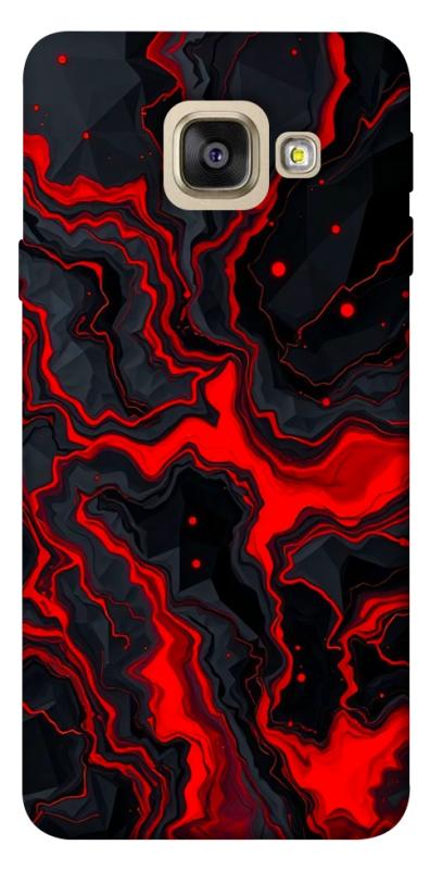 Чехол itsPrint Black red marble для Samsung A520 Galaxy A5 (2017), мрамор, купить оптом с доставкой